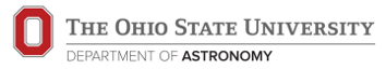 OSU Logo with Astronomy Department secondary signature